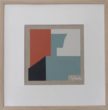 Print of Abstract Geometric Paintings by Sylvie Hamou