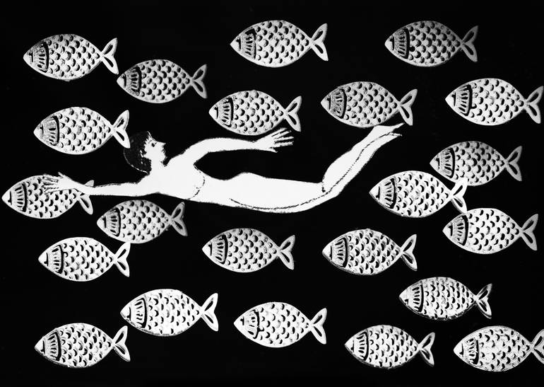 Print of Fine Art Fish Installation by Tati Galiano
