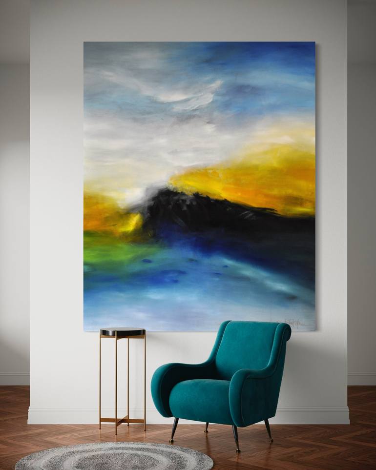 Original Abstract Expressionism Abstract Painting by Christian Bahr