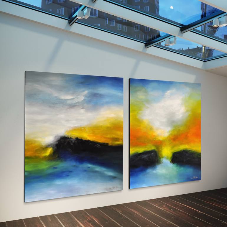 Original Abstract Expressionism Abstract Painting by Christian Bahr