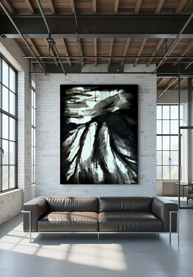 Original Abstract Expressionism Abstract Painting by Christian Bahr