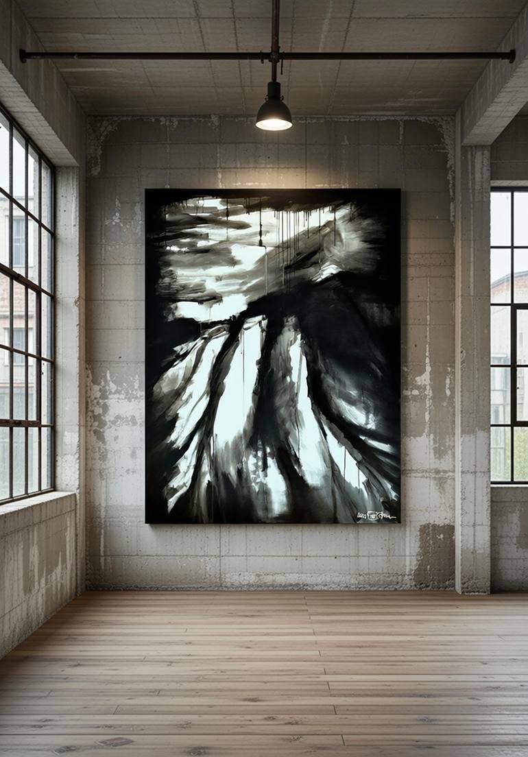 Original Abstract Expressionism Abstract Painting by Christian Bahr