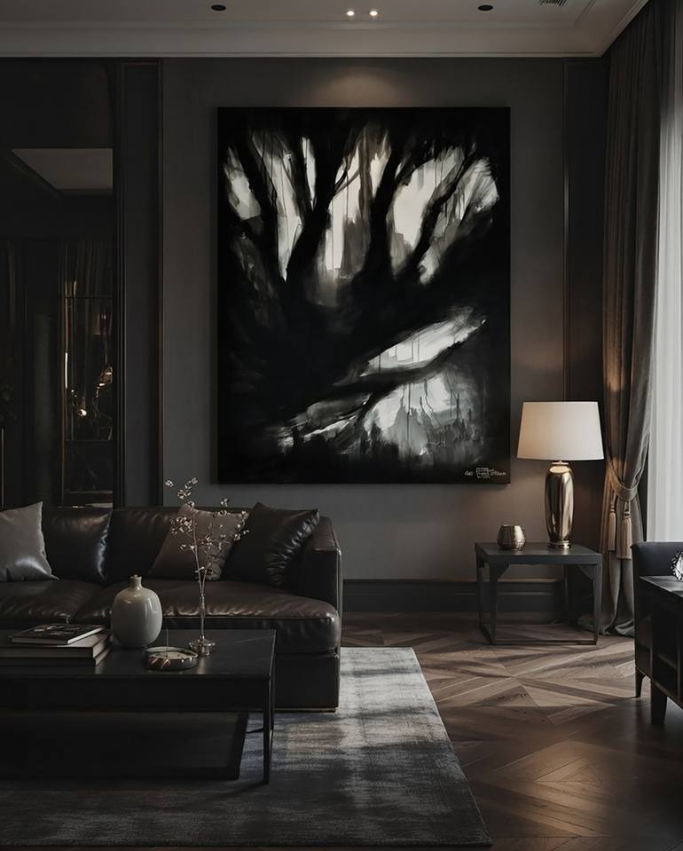 Original Abstract Expressionism Abstract Painting by Christian Bahr