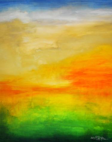 Saatchi Art Artist Christian Bahr; Paintings, “I DREAMED OF A SPRING OF GOLD” #art