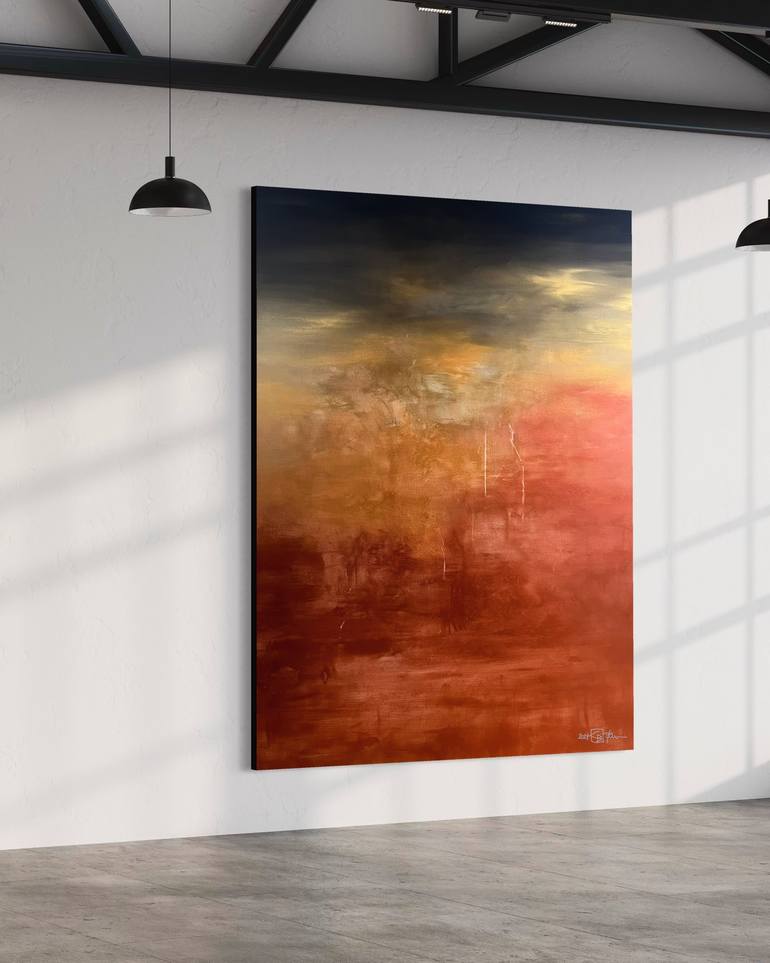 Original Abstract Expressionism Abstract Painting by Christian Bahr