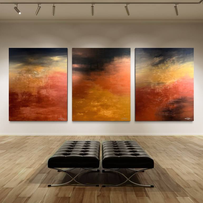 Original Abstract Expressionism Abstract Painting by Christian Bahr