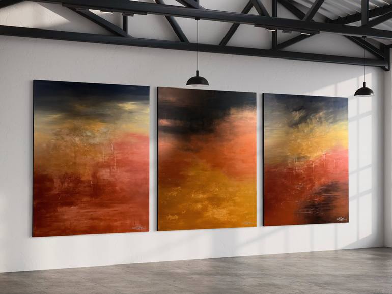 Original Abstract Expressionism Abstract Painting by Christian Bahr