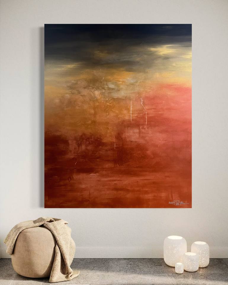 Original Abstract Expressionism Abstract Painting by Christian Bahr