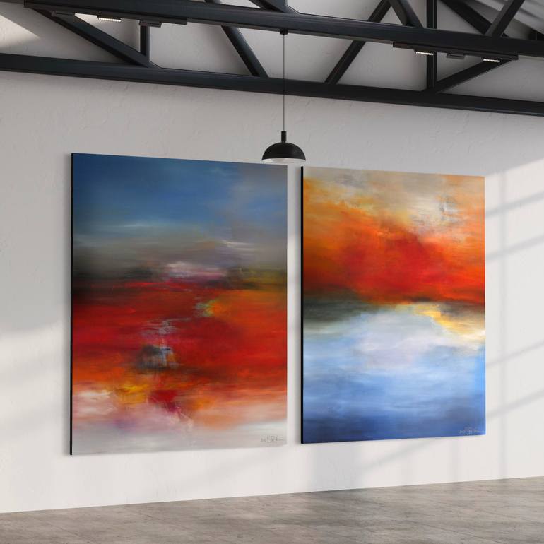 Original Abstract Expressionism Abstract Painting by Christian Bahr