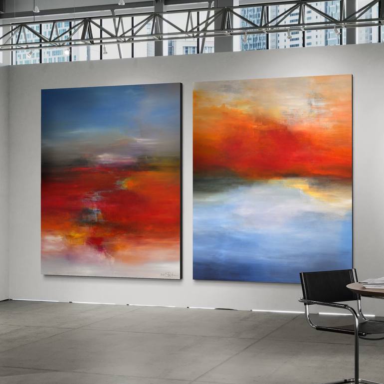 Original Abstract Expressionism Abstract Painting by Christian Bahr