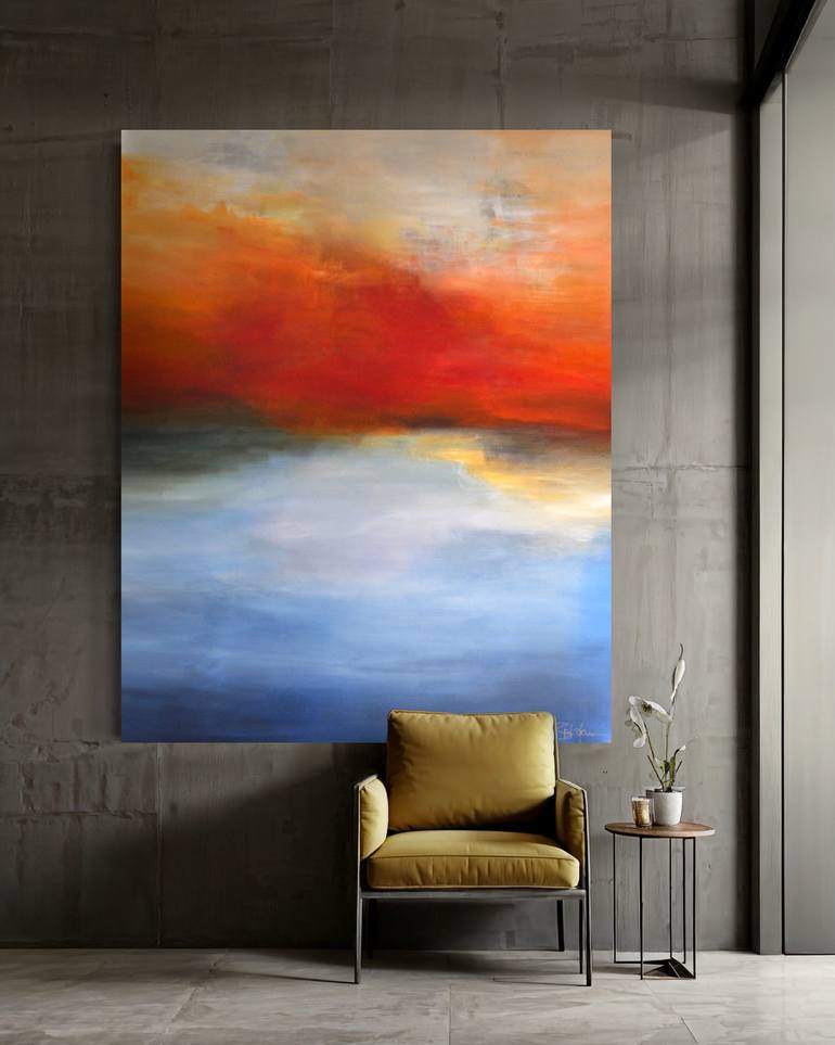 Original Abstract Expressionism Abstract Painting by Christian Bahr