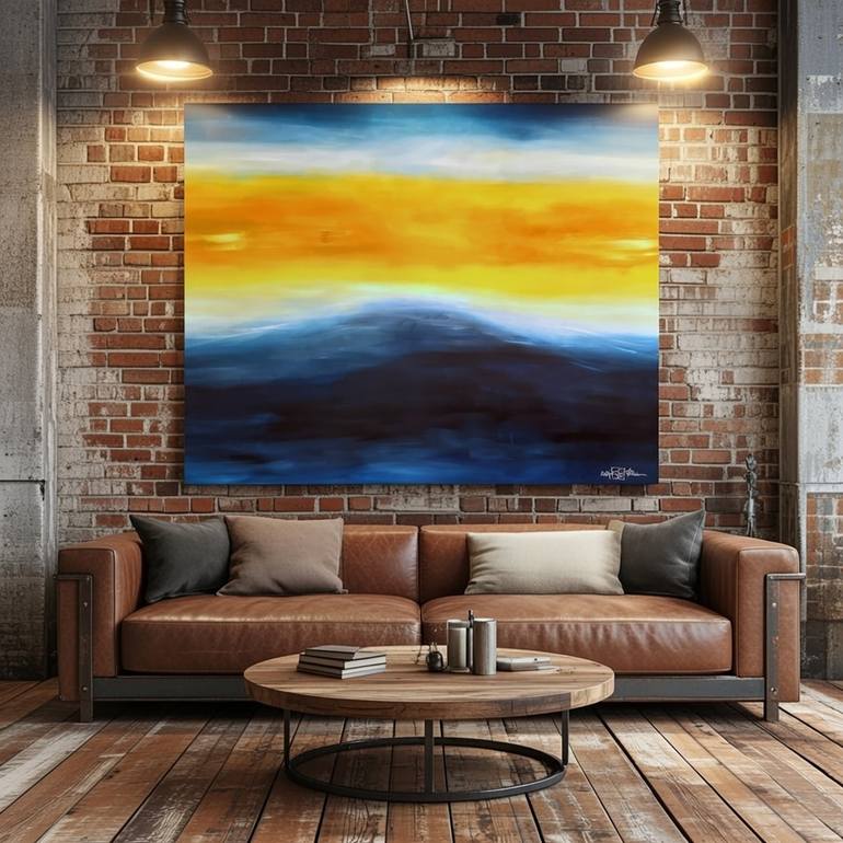 Original Abstract Expressionism Abstract Painting by Christian Bahr