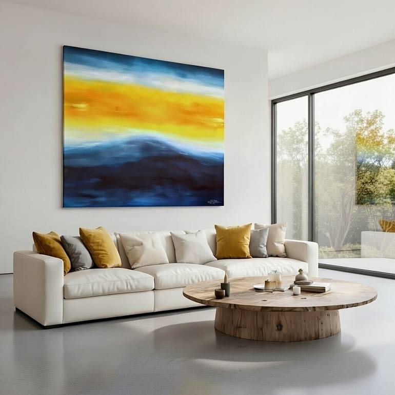 Original Abstract Expressionism Abstract Painting by Christian Bahr