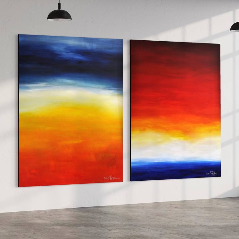 Original Abstract Expressionism Abstract Painting by Christian Bahr