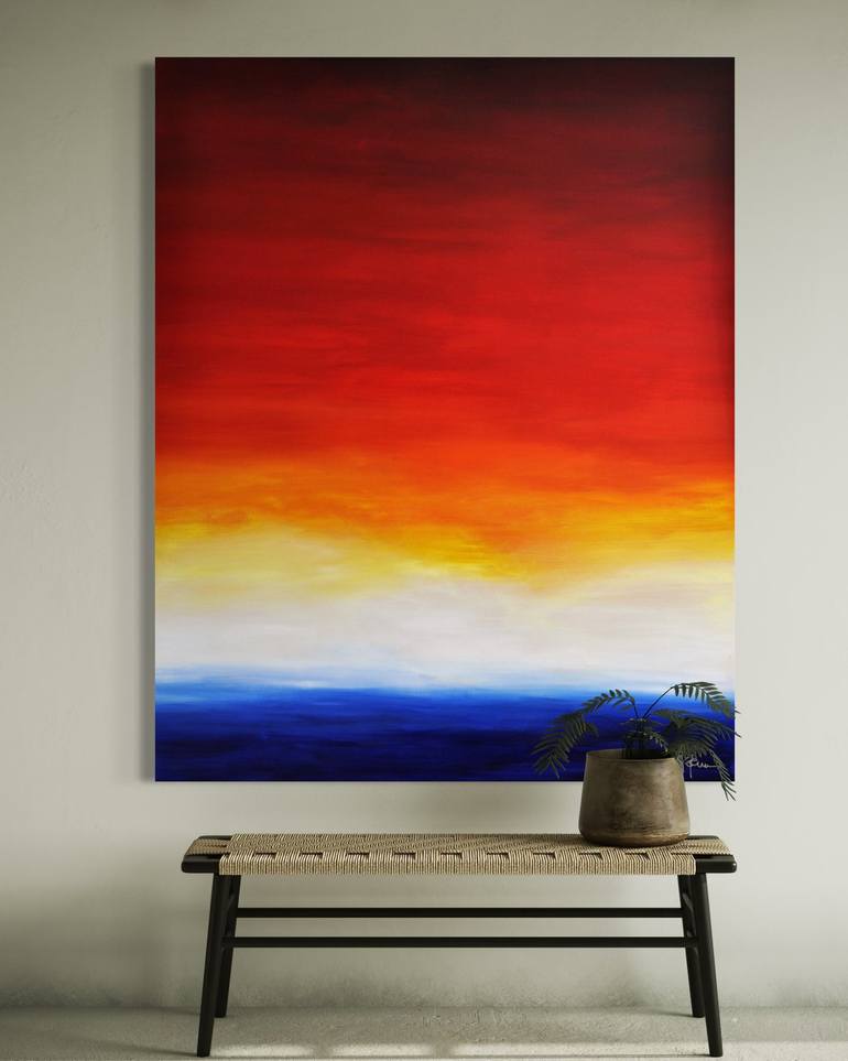 Original Abstract Expressionism Abstract Paintings by Christian Bahr