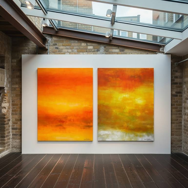 Original Abstract Expressionism Abstract Painting by Christian Bahr
