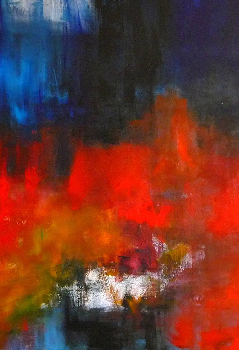 Original Abstract Expressionism Abstract Painting by Christian Bahr