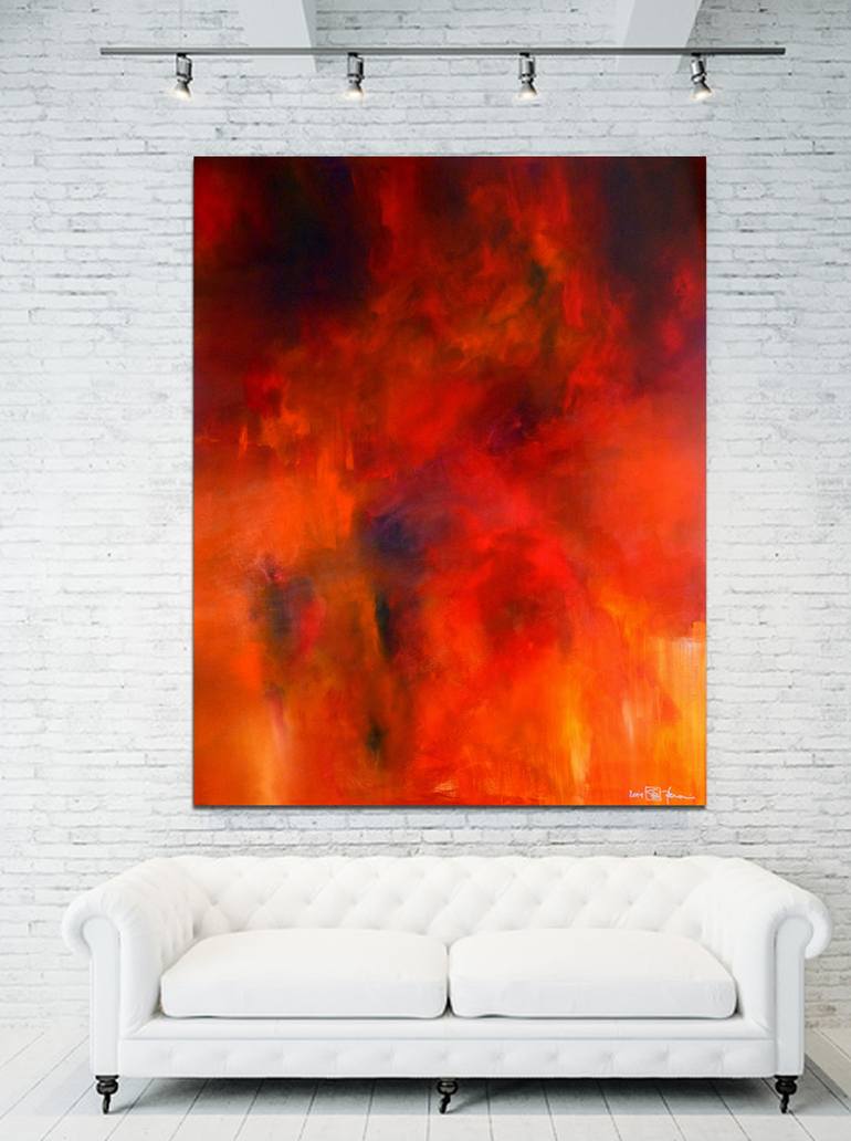 Original Abstract Expressionism Abstract Painting by Christian Bahr