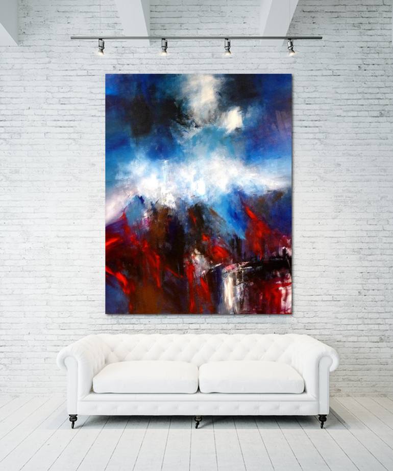 Original Abstract Expressionism Nature Painting by Christian Bahr