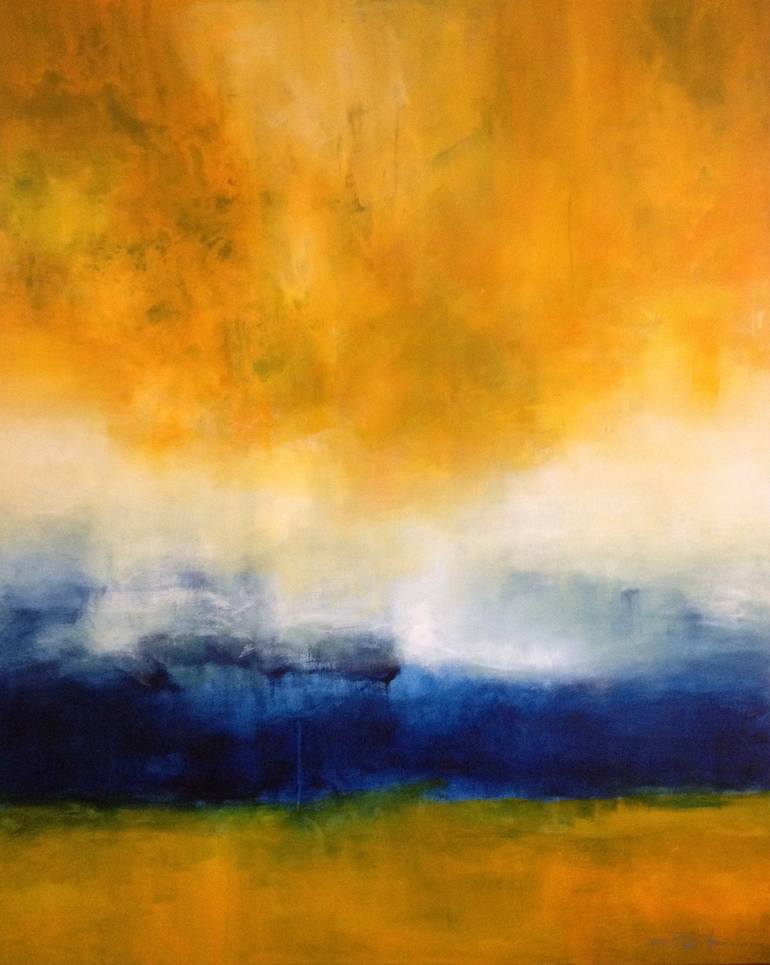 Original Abstract Landscape Painting by Christian Bahr