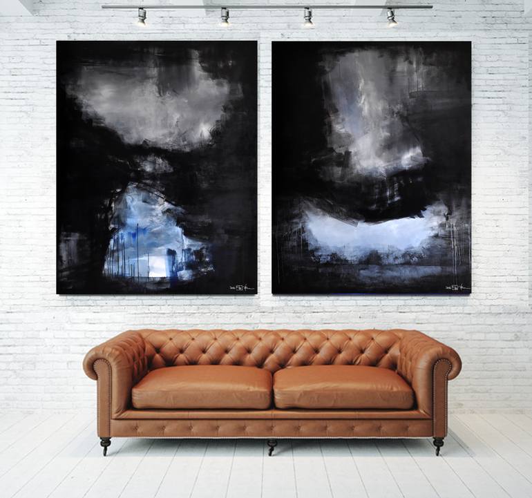 Original Abstract Expressionism Abstract Painting by Christian Bahr