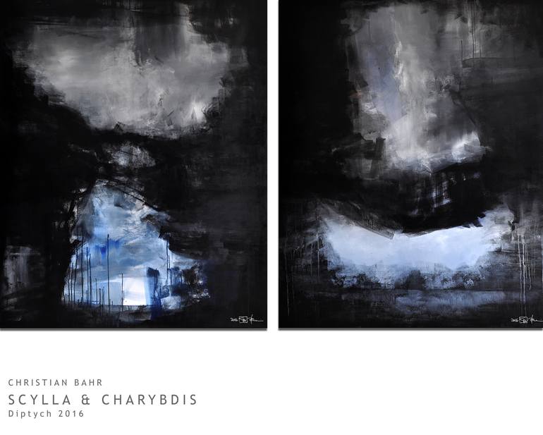 Original Abstract Expressionism Abstract Painting by Christian Bahr