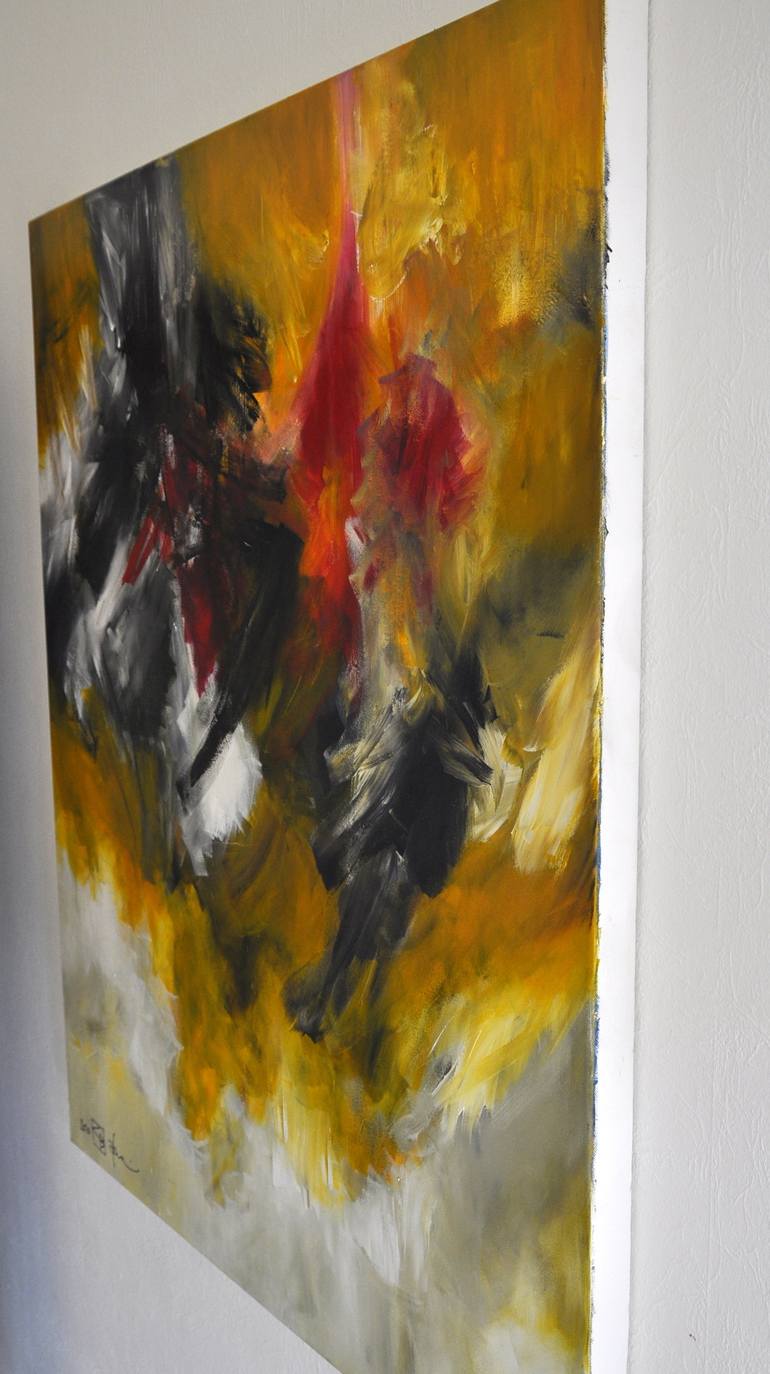 Original Abstract Love Painting by Christian Bahr