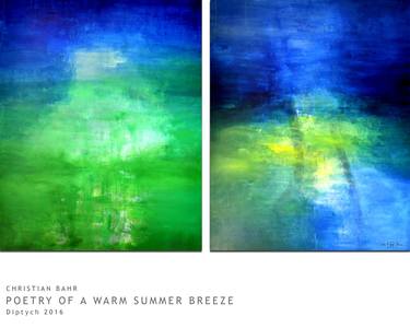 POETRY OF A WARM SUMMER BREEZE (diptych) thumb