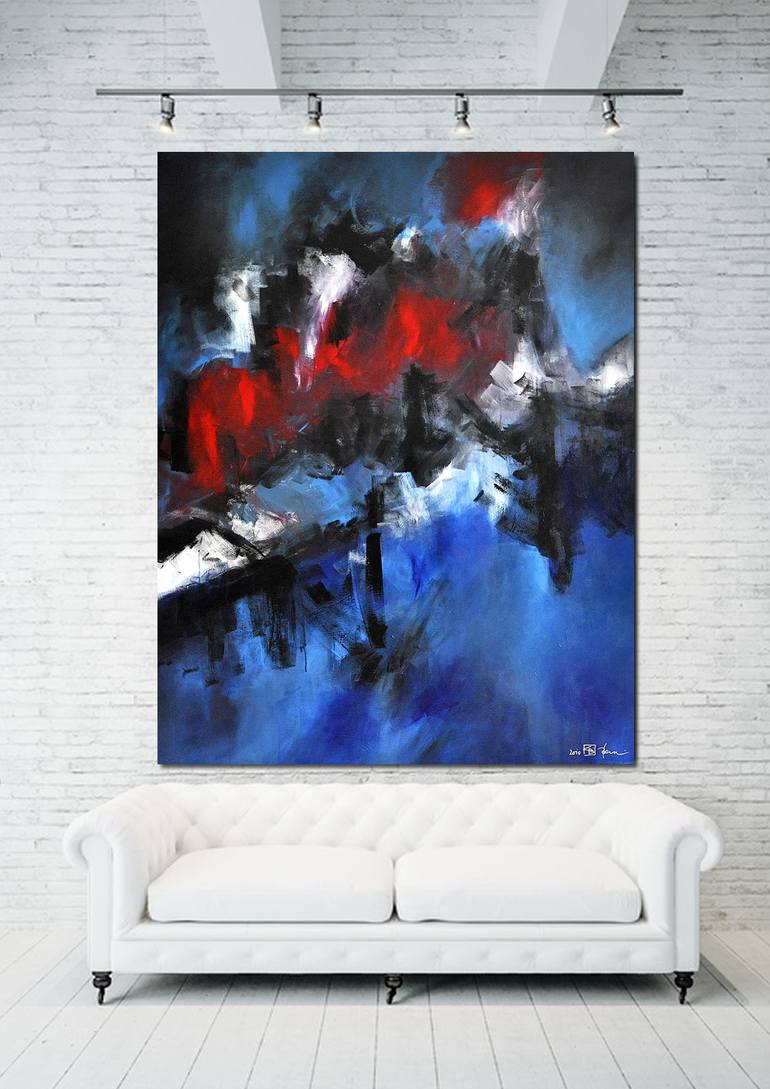 Original Abstract Expressionism Abstract Painting by Christian Bahr