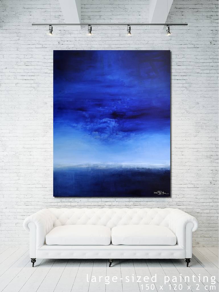 Original Abstract Landscape Painting by Christian Bahr