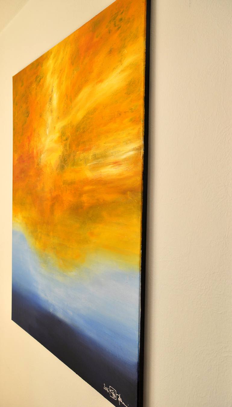 Original Abstract Expressionism Abstract Painting by Christian Bahr