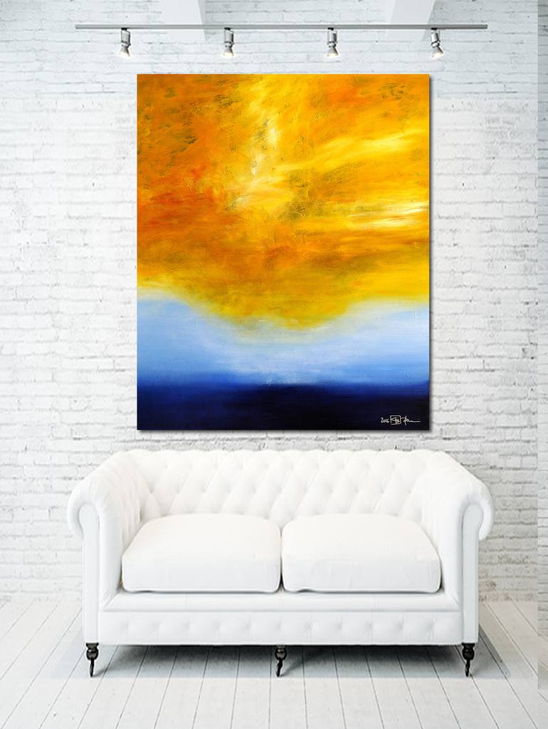 Original Abstract Expressionism Abstract Painting by Christian Bahr