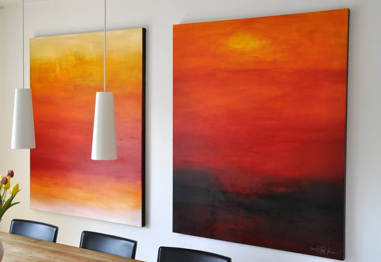 Original Abstract Expressionism Landscape Painting by Christian Bahr