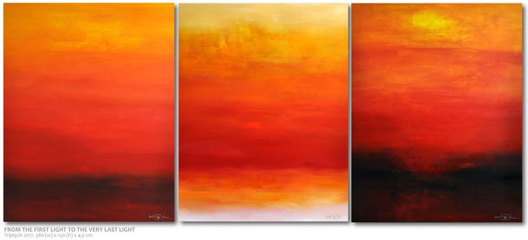 Original Abstract Expressionism Landscape Painting by Christian Bahr