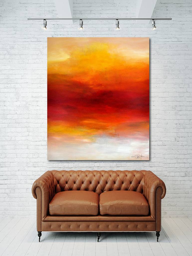 Original Abstract Landscape Painting by Christian Bahr