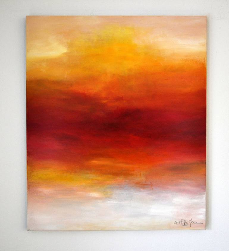 Original Abstract Landscape Painting by Christian Bahr