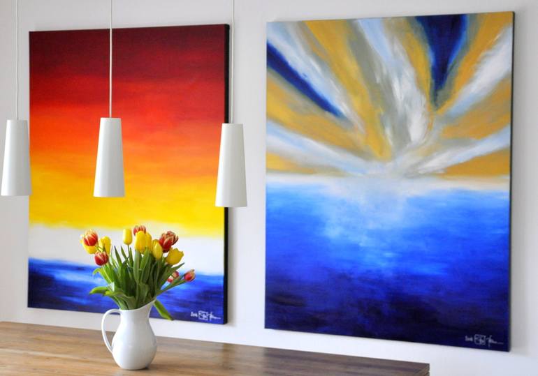 Original Abstract Landscape Painting by Christian Bahr