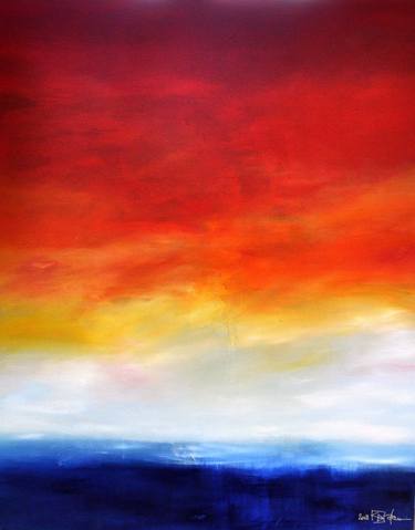 Print of Abstract Expressionism Landscape Paintings by Christian Bahr