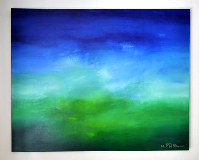 Original Abstract Expressionism Abstract Painting by Christian Bahr