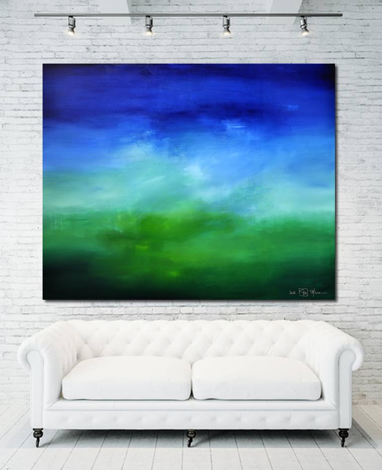 Original Abstract Expressionism Abstract Painting by Christian Bahr