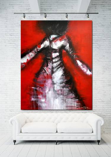 Print of Abstract Expressionism Women Paintings by Christian Bahr