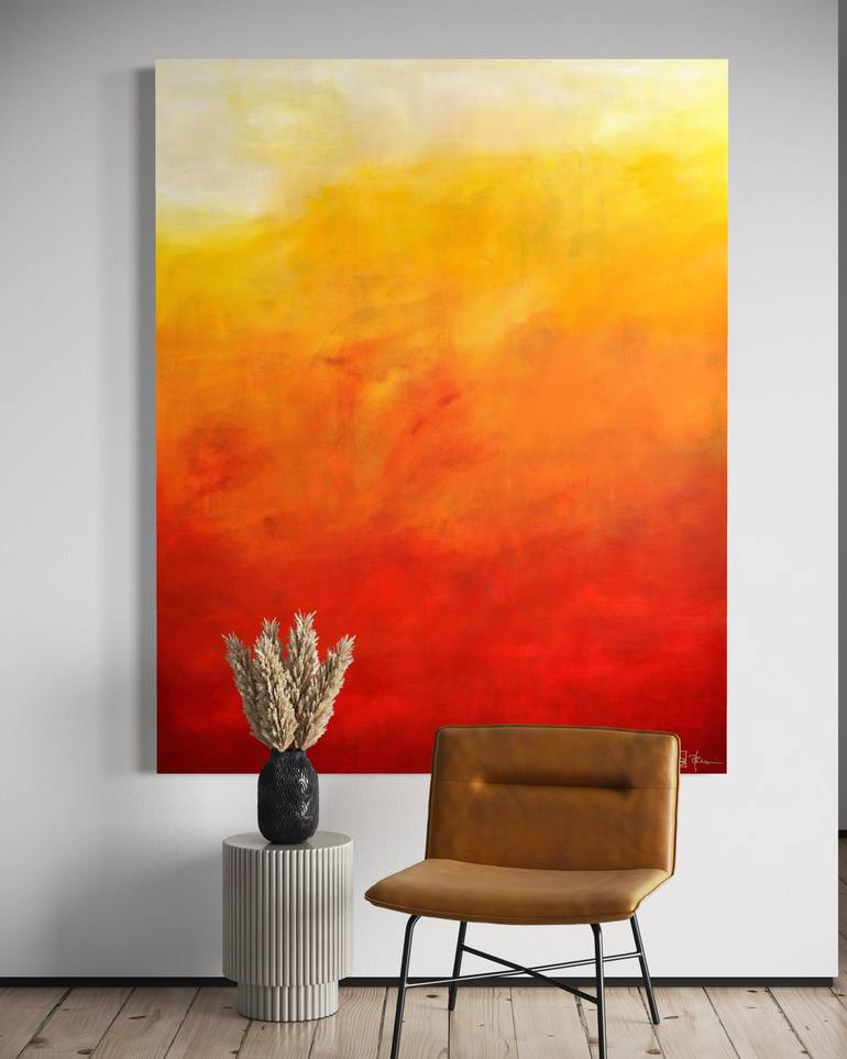 Original Abstract Expressionism Abstract Painting by Christian Bahr