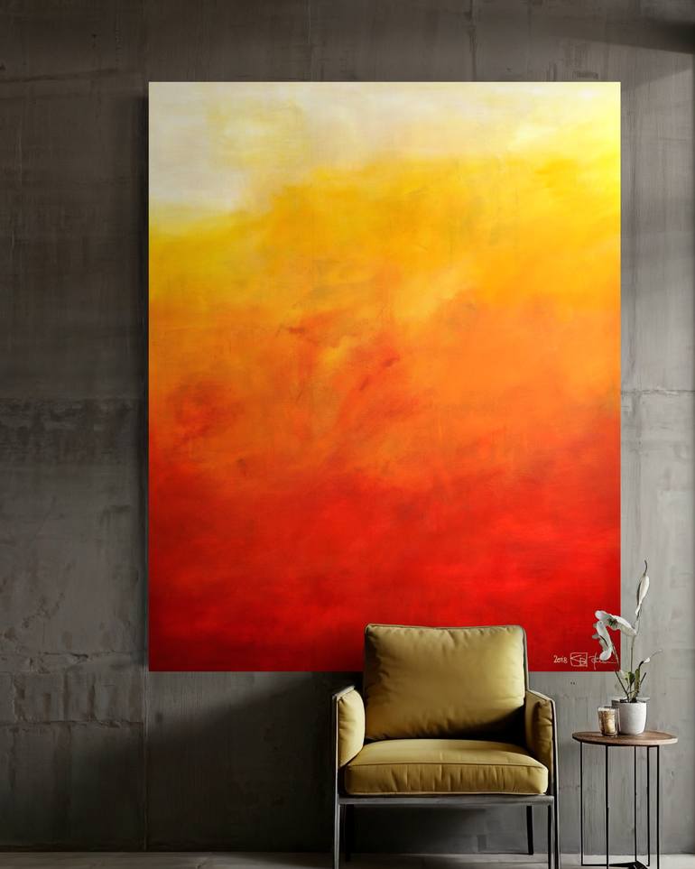 Original Abstract Expressionism Abstract Painting by Christian Bahr