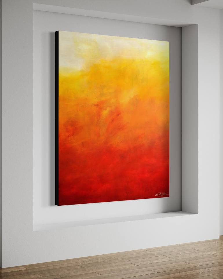 Original Abstract Expressionism Abstract Painting by Christian Bahr