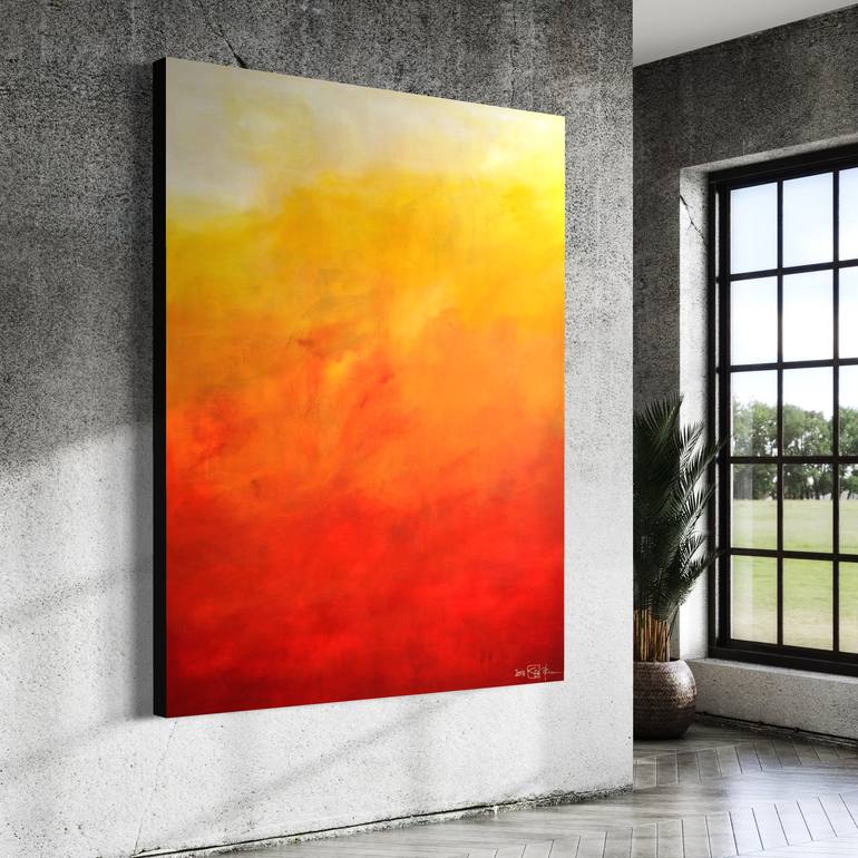 Original Abstract Expressionism Abstract Painting by Christian Bahr