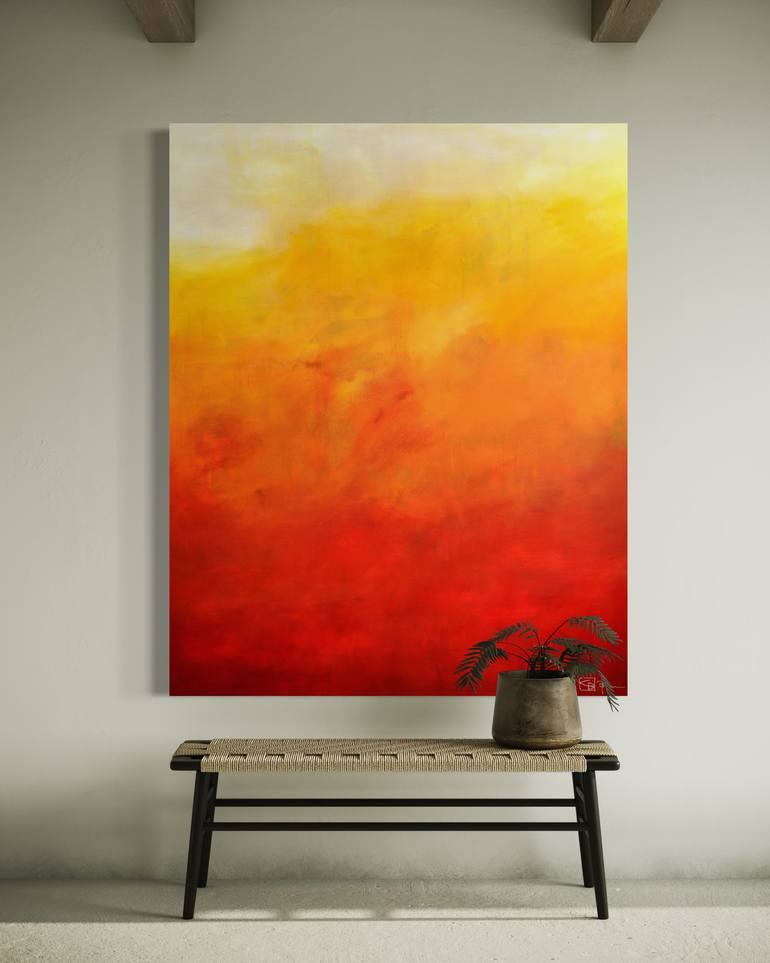 Original Abstract Expressionism Abstract Painting by Christian Bahr