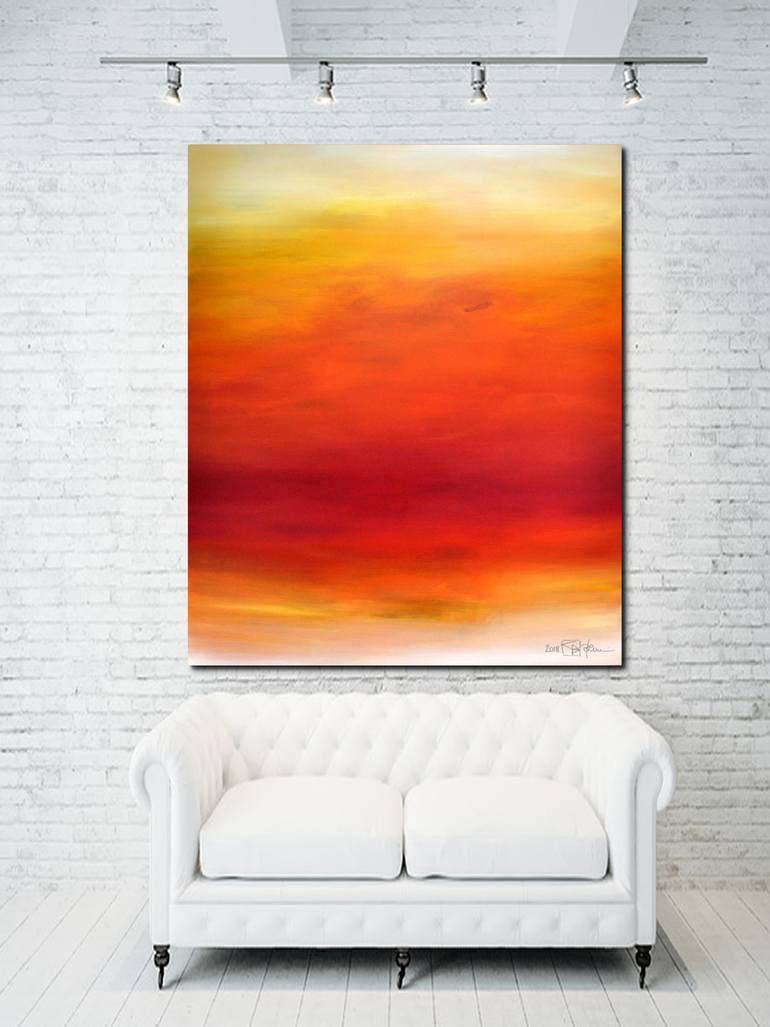 Original Abstract Landscape Painting by Christian Bahr