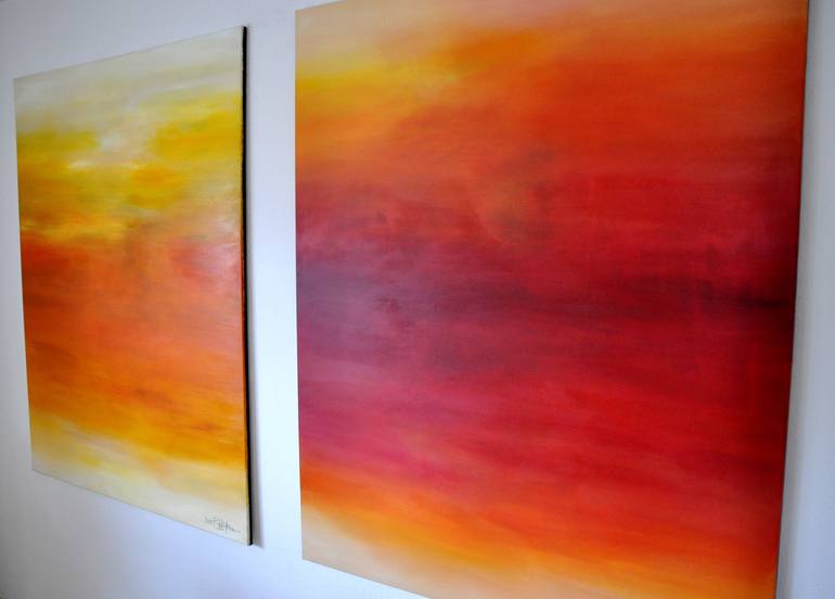 Original Abstract Religion Painting by Christian Bahr