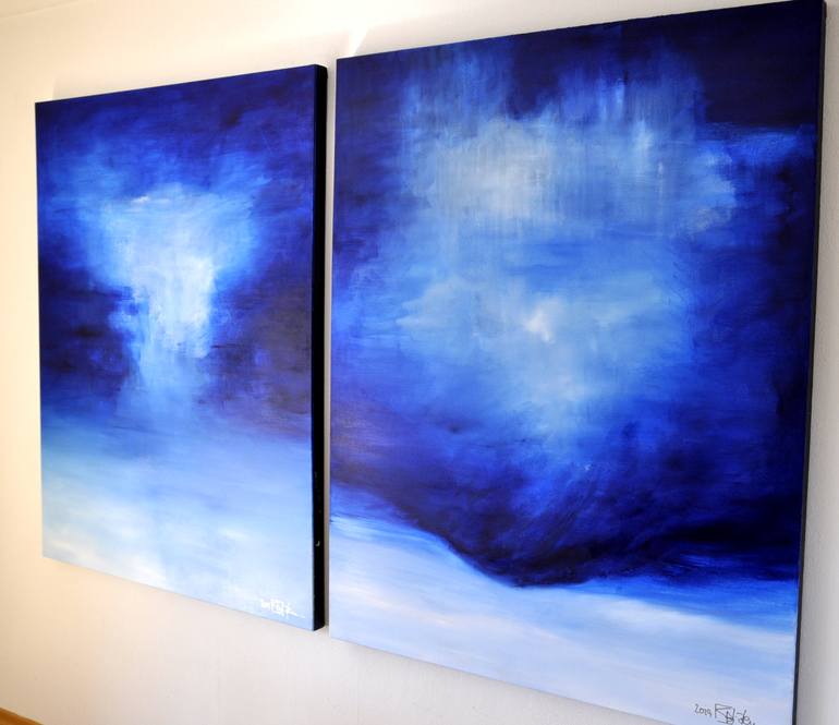 Original Abstract Expressionism Abstract Painting by Christian Bahr