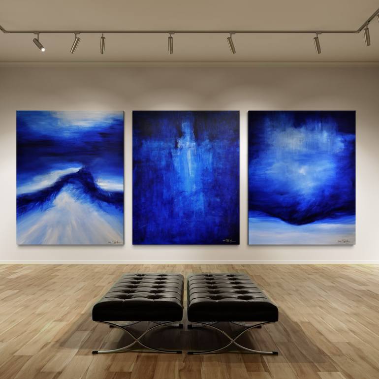 Original Abstract Expressionism Abstract Painting by Christian Bahr